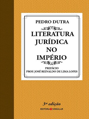 cover image of Literatura Jurídica no Império